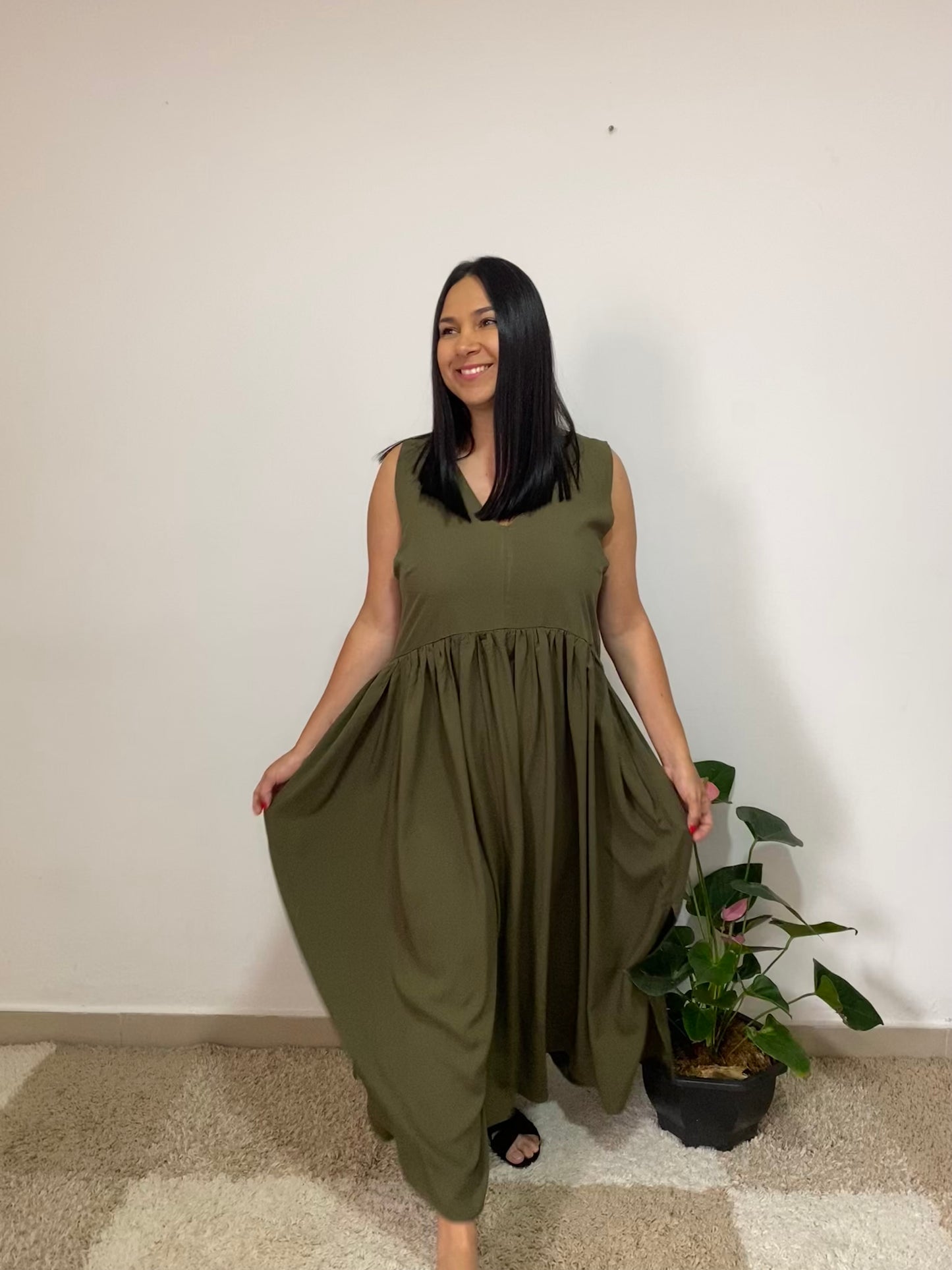 Vestido Luisa Militar