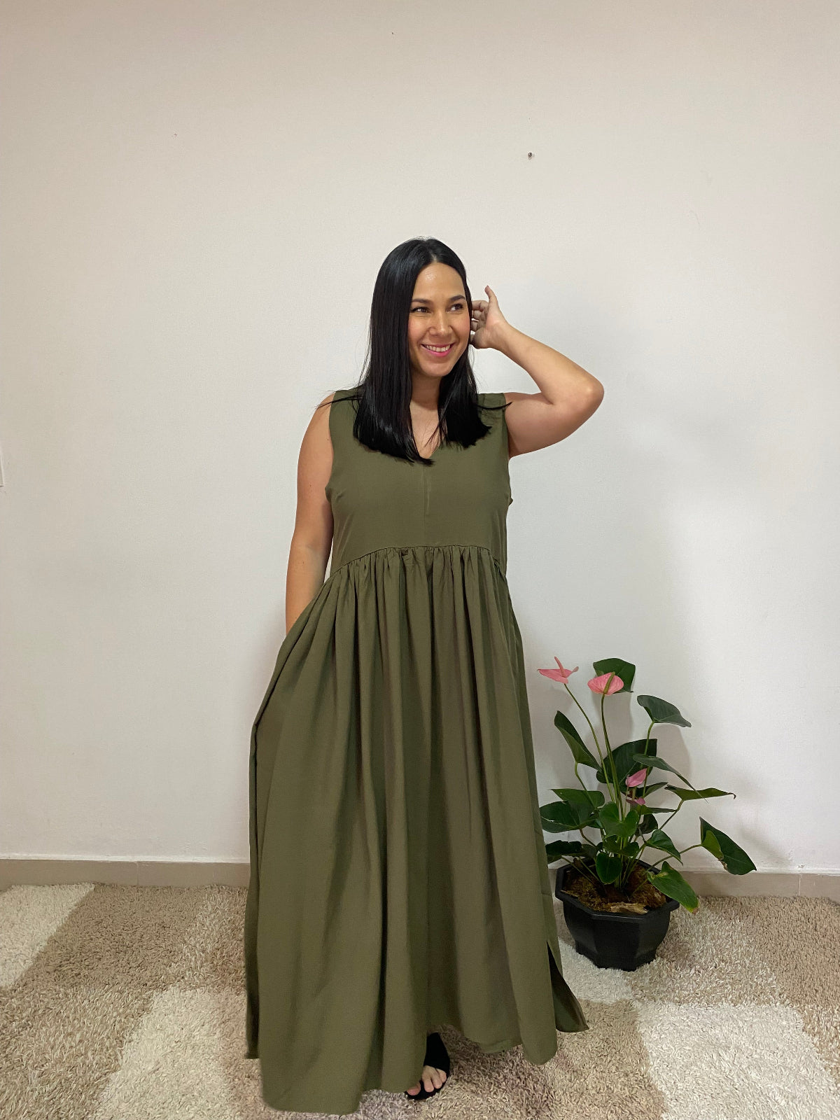 Vestido Luisa Militar