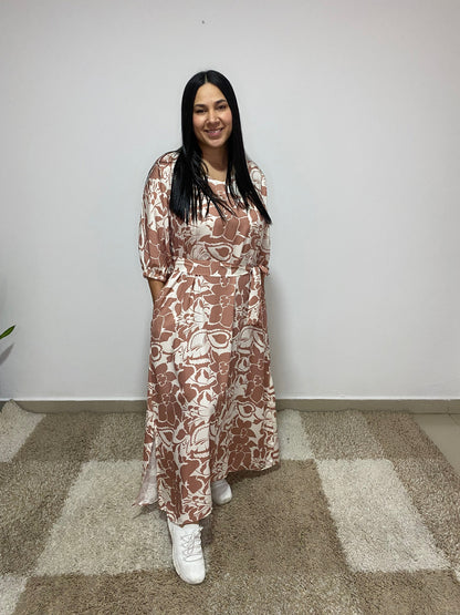 Vestido Juana Nude