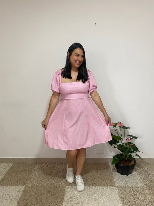 Vestido Paula Pink
