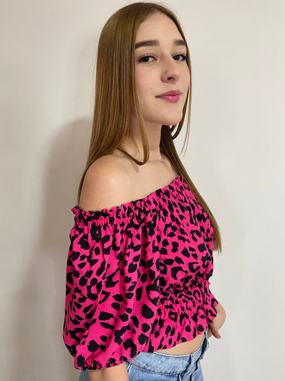 Crop Top Antonia Fucsia