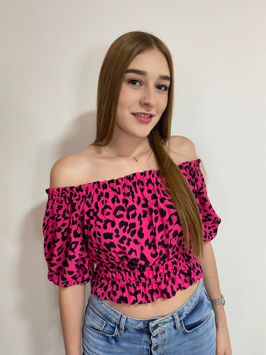 Crop Top Antonia Fucsia