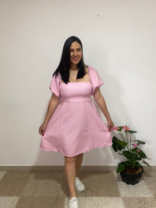 Vestido Paula Pink