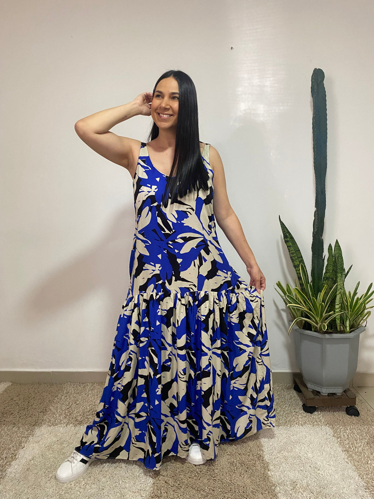 Vestido Karla Bluesand