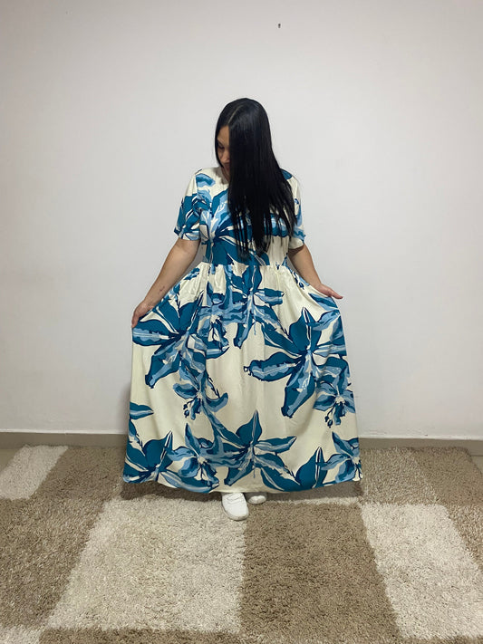 Vestido Sofia Cobalto